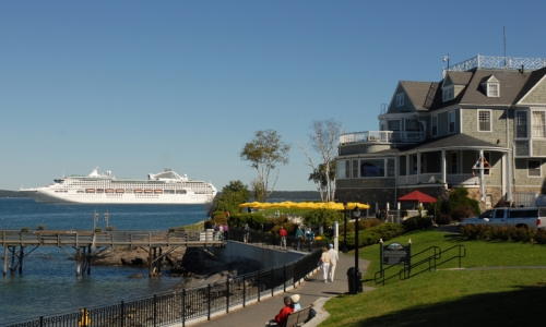 Bar Harbor Maine Cruise Ship Path Trail