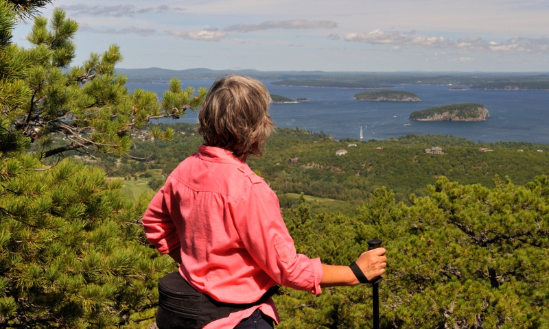 Acadia National Park Maine Cadillac Mountain Hiking Trail