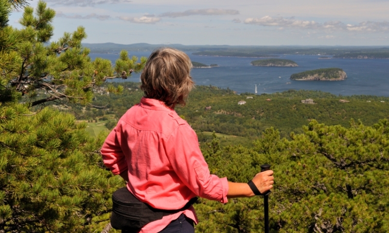 Acadia National Park Maine Cadillac Mountain Hiking Trail