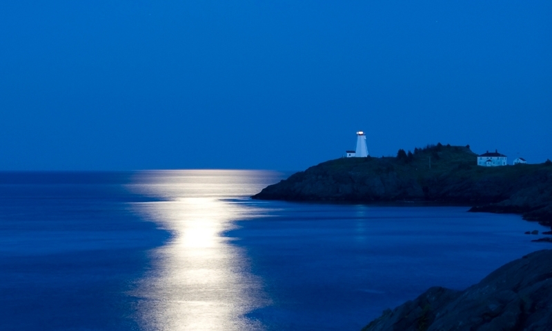 Moon Grand Manan Island New Brunswick Maine