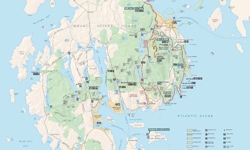 Acadia National Park Map